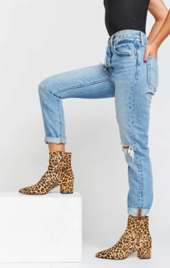 Show Me Your Mumu Dolce Vita Bel Bootie ~ Leopard Calf Hair -Show Me Your Mumu gabishoes5666