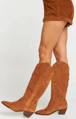 Show Me Your Mumu Dolce Vita Solei Western Boot ~ Brown -Show Me Your Mumu gabishoes5697