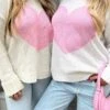 Show Me Your Mumu Sweetheart Sweater ~ Pink Heart Knit