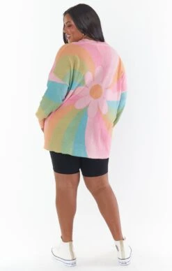 Show Me Your Mumu After Sun Sweater ~ Daisy Stripe Knit -Show Me Your Mumu heathercollab livjudah 6.68202