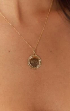 Show Me Your Mumu MRS. Necklace ~ 14K Gold Plated -Show Me Your Mumu holiday22 emilykiele 3.291179