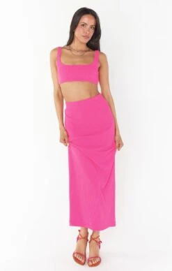 Show Me Your Mumu Alohas Grace Wrap Up Heel ~ Magenta Orange -Show Me Your Mumu hore23 emilyally 3.3045694