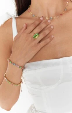 Show Me Your Mumu Faithy Jewels Liv Ring ~ Green -Show Me Your Mumu hore23 emilyally 3.3045844 637cde18 76e4 408b b3c8 e50b3891ca01