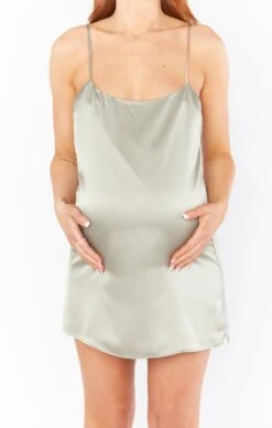 Show Me Your Mumu Happily Ever Top Slip ~ Moss Green Luxe Satin -Show Me Your Mumu jamiekidd 1.2633461