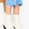 Show Me Your Mumu Billini Camille Western Boot ~ Bone