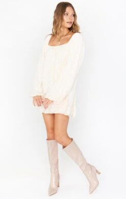 Show Me Your Mumu Billini Laurie Tall Boot ~ Blush Croc