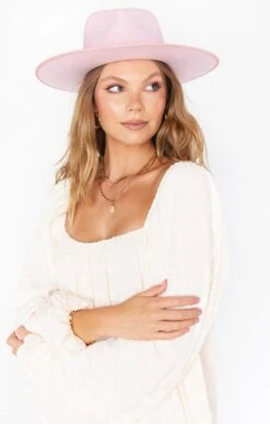 Show Me Your Mumu Lack Of Color Stardust Rancher Hat ~ Light Pink -Show Me Your Mumu jordyn reshoots 8.366462