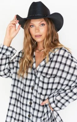 Show Me Your Mumu Betsy Cowboy Hat ~ Black -Show Me Your Mumu jordyn reshoots 8.366649