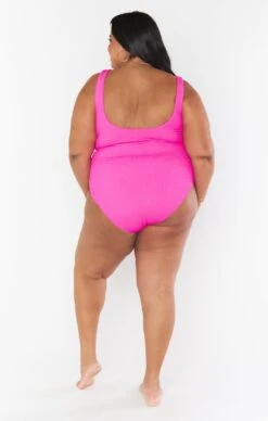 Show Me Your Mumu The Scrunch One Piece ~ Hot Pink Scrunch -Show Me Your Mumu judahpaige 1.529443