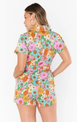 Show Me Your Mumu Outlaw Romper ~ Flower Market Denim -Show Me Your Mumu kielebre 2.235773