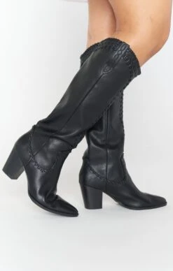 Show Me Your Mumu Billini Finley Cowboy Boot ~ Black -Show Me Your Mumu lyndencourtney 1.253537