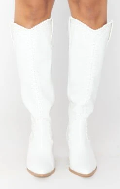 Show Me Your Mumu Billini Finley Cowboy Boot ~ White -Show Me Your Mumu lyndencourtney 1.253555