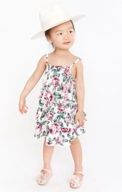 Show Me Your Mumu Camp The Label Ford Wide Brim Kids Hat ~ White