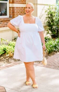 Show Me Your Mumu Amore Dress ~ White Poplin -Show Me Your Mumu mm2 20 83 20of 20284 2