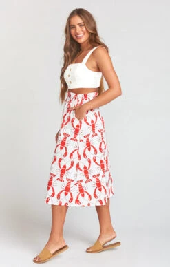 Show Me Your Mumu Lowry Midi Skirt ~ Low Country Lobster
