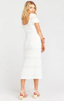 Show Me Your Mumu Honey Bun Tie Dress ~ Vintage Ruffle Lace Cream -Show Me Your Mumu mps9 1720 wr64 03