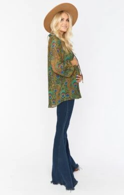 Show Me Your Mumu Alicia Tunic ~ Original Peacock -Show Me Your Mumu muternity cologne 1.20.200426 1