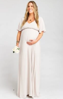 Show Me Your Mumu Emily Empire Maxi Dress ~ Show Me The Ring Crisp -Show Me Your Mumu muternity taryn 2.213719