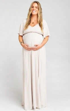 Show Me Your Mumu Emily Empire Maxi Dress ~ Show Me The Ring Crisp -Show Me Your Mumu muternity taryn 2.213724