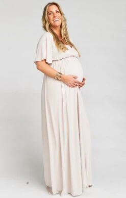 Show Me Your Mumu Emily Empire Maxi Dress ~ Show Me The Ring Crisp -Show Me Your Mumu muternity taryn 2.213733