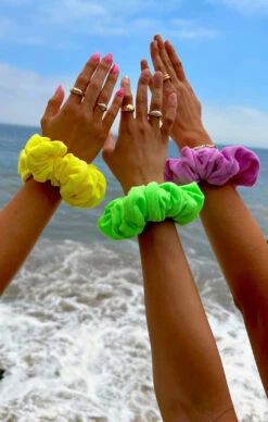 Show Me Your Mumu Scrunchie ~ Neon Green Terry -Show Me Your Mumu neonterryTezza 5805
