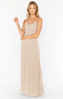 Show Me Your Mumu Gala Gown ~ Champagne Beaded -Show Me Your Mumu newbeaded2 7fbeb45b d25c 41de 972d c965efcbadfe