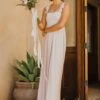 Show Me Your Mumu June Maxi Dress ~ Dusty Blush Crisp