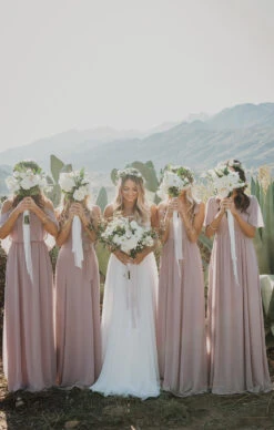 Show Me Your Mumu Emily Empire Maxi Dress ~ Neutral Mauve Chiffon -Show Me Your Mumu ojaibridal19instaecomm 097