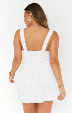 Show Me Your Mumu Cosmo Mini Dress ~ White Doublecloth -Show Me Your Mumu primaryparadise brerae 3.2344548