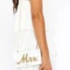 Show Me Your Mumu MRS Box Clutch Bag ~ White/Gold 1 Show Me Your Mumu MRS Box Clutch Bag ~ White/Gold -Show Me Your Mumu reshoots savchantelle bridal emilylindsay 6.299504