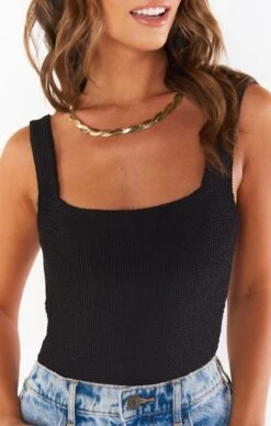 Show Me Your Mumu ALV Jewels Thick Twisted Snake Chain Necklace ~ Gold -Show Me Your Mumu resortswim ellie 11.2925380