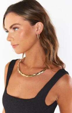 Show Me Your Mumu ALV Jewels Khloe Hoop Earrings ~ 18K Gold Filled -Show Me Your Mumu resortswim ellie 11.2925392