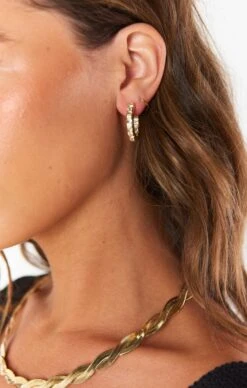 Show Me Your Mumu ALV Jewels Khloe Hoop Earrings ~ 18K Gold Filled -Show Me Your Mumu resortswim ellie 11.2925395