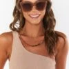 Show Me Your Mumu Banbè Eyewear The Teigen Sunglasses ~ Amber Fade -Show Me Your Mumu resortswim ellie 11.2925521