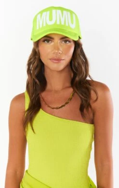 Show Me Your Mumu MUMU Trucker Hat ~ Neon Yellow 15 Show Me Your Mumu MUMU Trucker Hat ~ Neon Yellow -Show Me Your Mumu resortswim ellie 11.2925544