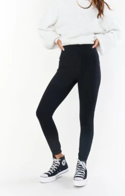 Show Me Your Mumu SPANX Ponte Ankle Leggings ~ Classic Black -Show Me Your Mumu resortswim ellie 11.2925593