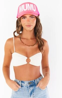 Show Me Your Mumu MUMU Trucker Hat ~ Neon Pink -Show Me Your Mumu resortswim ellie 11.2925606