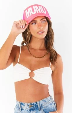 Show Me Your Mumu MUMU Trucker Hat ~ Neon Pink -Show Me Your Mumu resortswim ellie 11.2925613