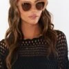 Show Me Your Mumu Banbè Eyewear The Bardot Sunglasses ~ Honey