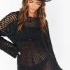 Show Me Your Mumu Lack Of Color The Outlaw Cowboy Hat ~ Black -Show Me Your Mumu resortswim ellie 11.2925633