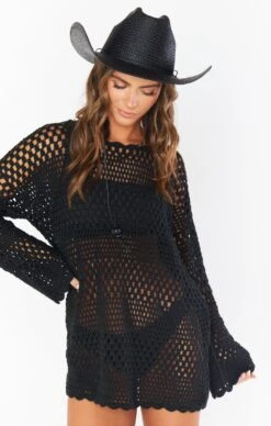 Show Me Your Mumu Lack Of Color The Outlaw Cowboy Hat ~ Black