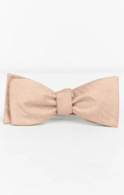 Show Me Your Mumu Josh Bow Tie ~ Soft Beige Solid