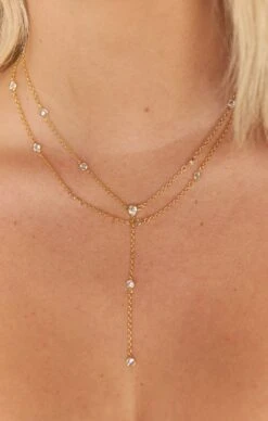 Show Me Your Mumu Faithy Jewels Emily Necklace ~ 18K Gold Plated -Show Me Your Mumu sabrina livsophia 11.823232