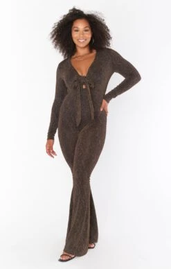 Show Me Your Mumu Martina Wrap Jumpsuit ~ Squiggle Sparkle Knit -Show Me Your Mumu sabrina livsophia 11.824602