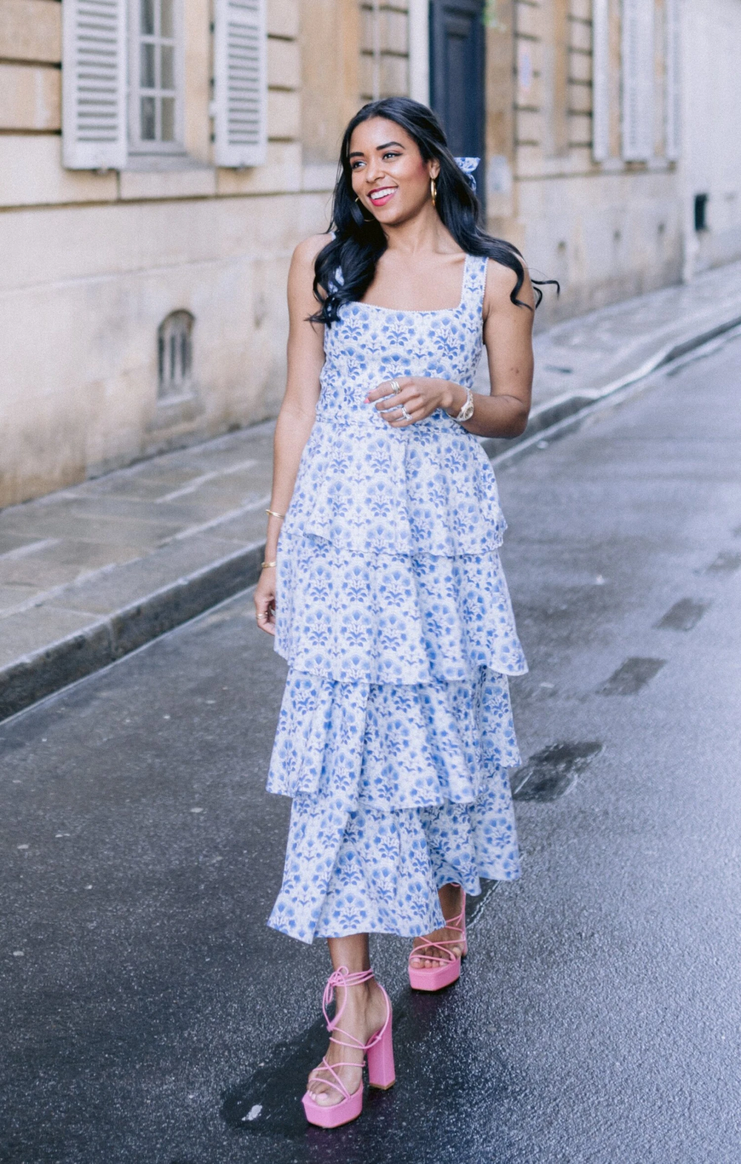 Show Me Your Mumu Meg Midi Dress ~ Teagan Floral 5 Show Me Your Mumu Meg Midi Dress ~ Teagan Floral - Image 3