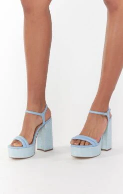 Show Me Your Mumu Steve Madden Tiera Platform Heel ~ Blue -Show Me Your Mumu shadesofpinck 3.940062
