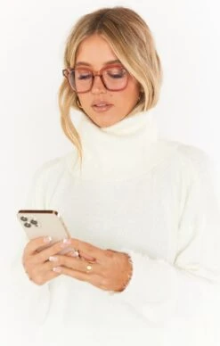 Show Me Your Mumu Winnie Blue Light Glasses ~ Blush