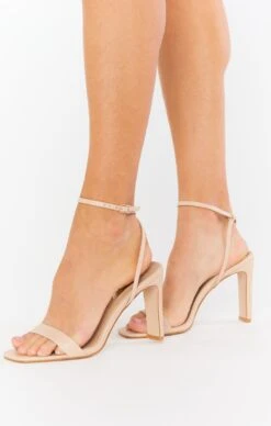 Show Me Your Mumu Billini Galia Block Heels ~ Beige