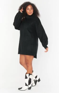 Show Me Your Mumu Chester Sweater Dress ~ Black Knit -Show Me Your Mumu sophiakaitlyn 10.2577524