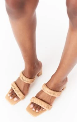 Show Me Your Mumu Billini Ilora Braided Heel ~ Desert Tan